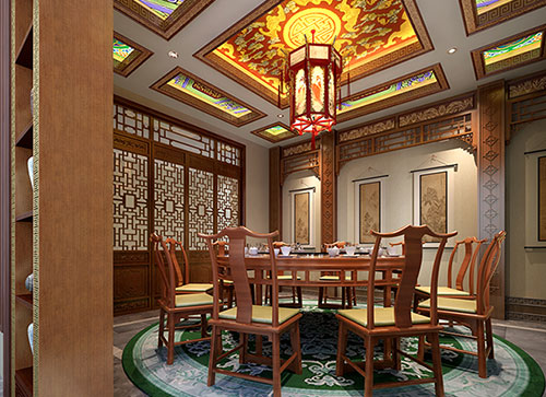 筠连中式古典风格家居装修设计效果图